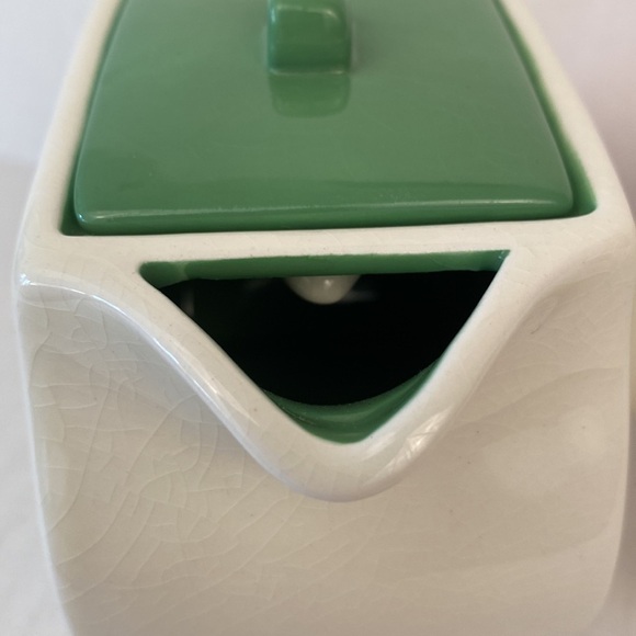 Russ Berrie Vintage Style Cream And Sugar Three Pieces Poppies Retro Style - Picture 15 of 17